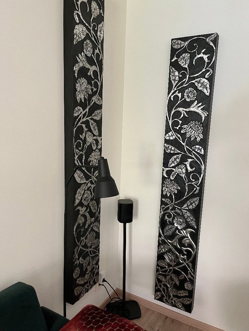2 x panneau mural, décoratif