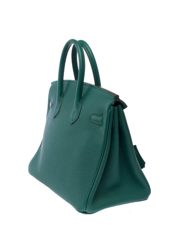 Image 1 of Sac HERMES Birkin 25 en Cuir Vert - 103291