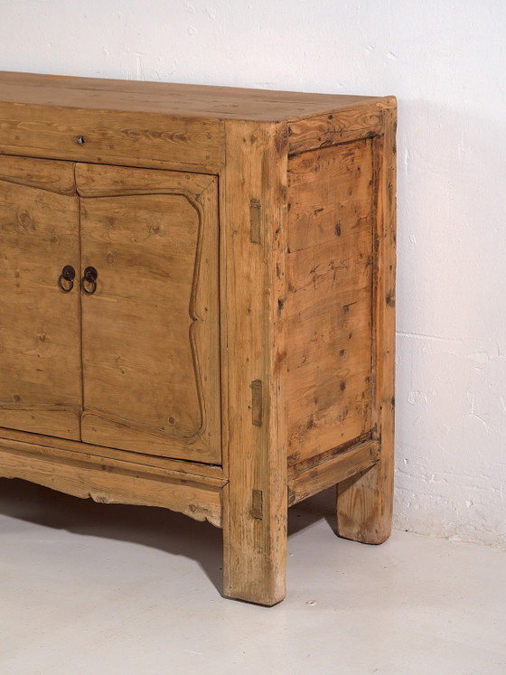 Groot antiek dressoir (ca. 1900) #10, Hout, IJzer, Bruin (foto 58 van 59)