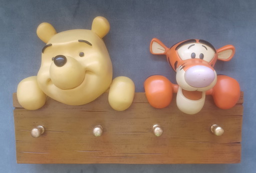 Perchero infantil de Disney con Winnie the Pooh y Tigger – kapstokken, Ceramic, Plastic