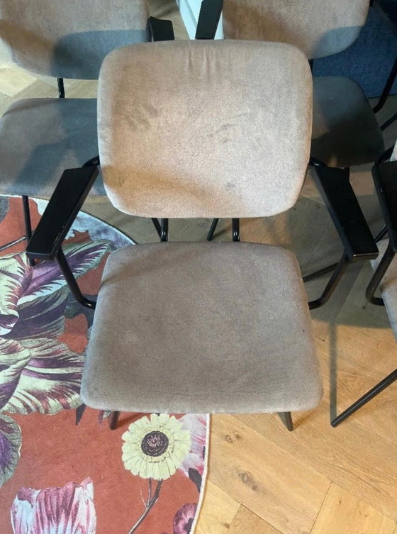 6x Bodilson Fresh Dining chairs - Grey Velour/Fabric – Metal, Textile (photo 5 of 5)