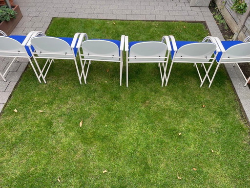 6x Silla de comedor de diseño vintage Arco