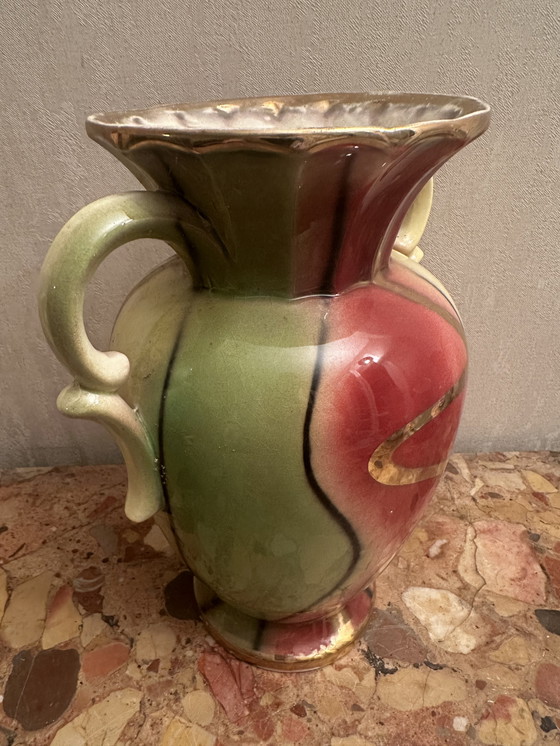 Image 1 of 1950s West Germany Ceramic vase signed Foreign