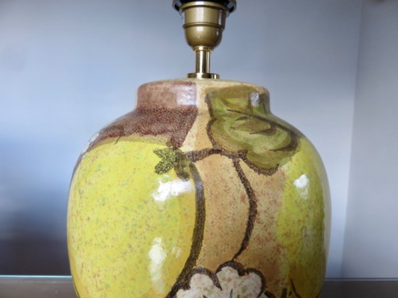 Image 1 of Keramische lamp van Hubert Olivier, Frankrijk, jaren 80.