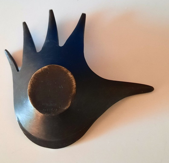 Image 1 of Posacenere d'epoca - Walter Bosse - Herta Baller - Ottone massiccio lucido antico - 1950-1960