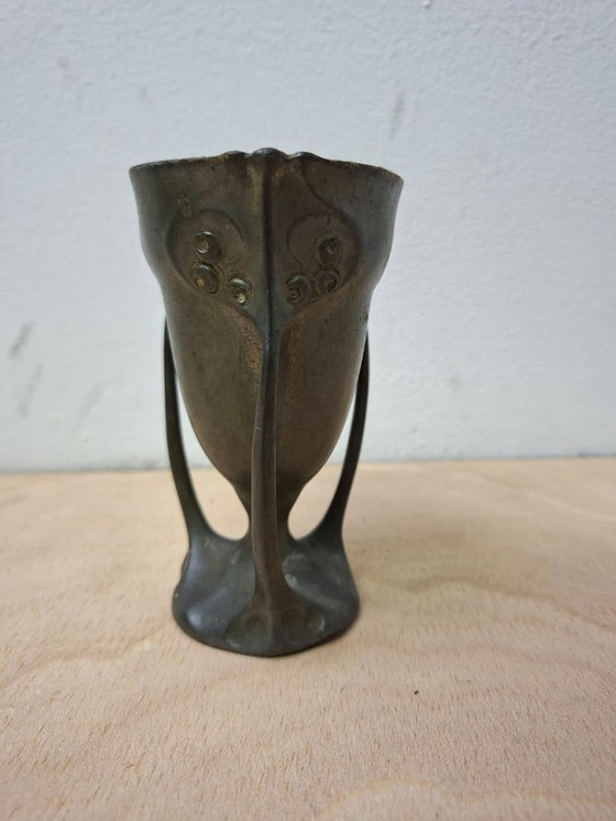 Image 1 of Antica tazza in peltro Kayserzinn Art Nouveau