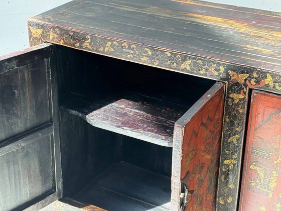 Image 1 of Cómoda de madera de olmo de la dinastía Qing, finales del siglo XIX