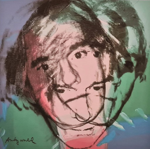 D'après Andy Warhol, Autoportrait, années 1980, Lithographie