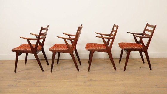 Image 1 of Set of 4 Danish teak dining chairs | 1960s
