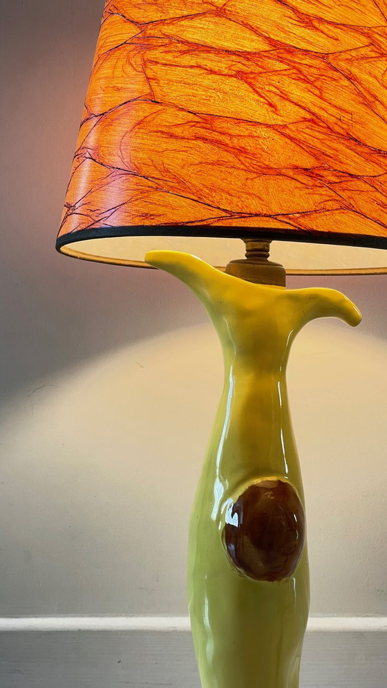 Image 1 of LAMPE en Céramique d'ART Signée VINTAGE