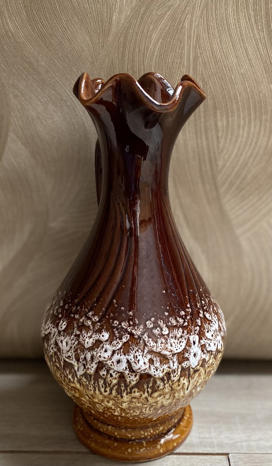 Image 1 of Bay West Germany vase from the 1970s (rare example)