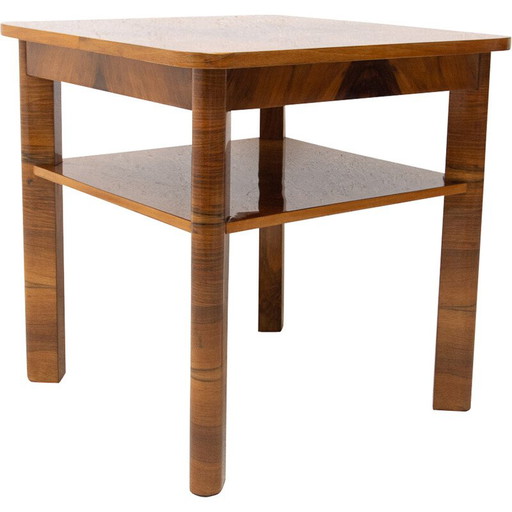 Mesa de centro Art Déco vintage de Thonet, Checoslovaquia, década de 1930