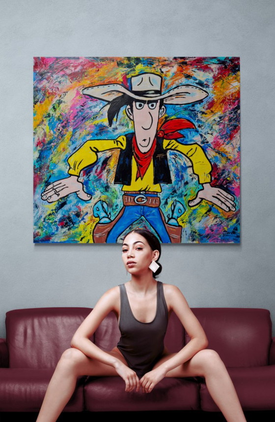 Lucky Luke vs Color Storm – Paintings & Drawings, Canvas (photo 5 of 16)