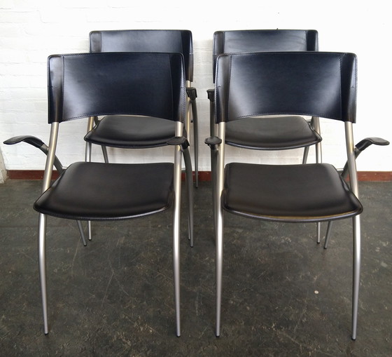 Image 1 of 4x Calligaris designer chairs