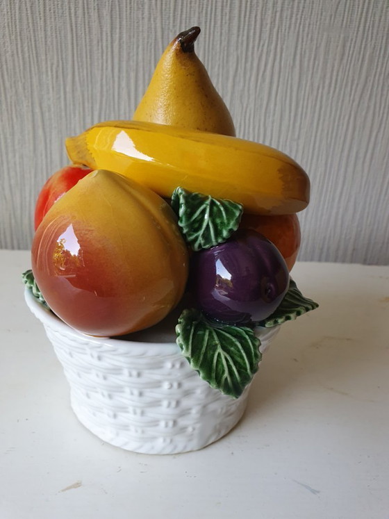 Image 1 of Vintage keramiek fruittoren - jaren '50-80