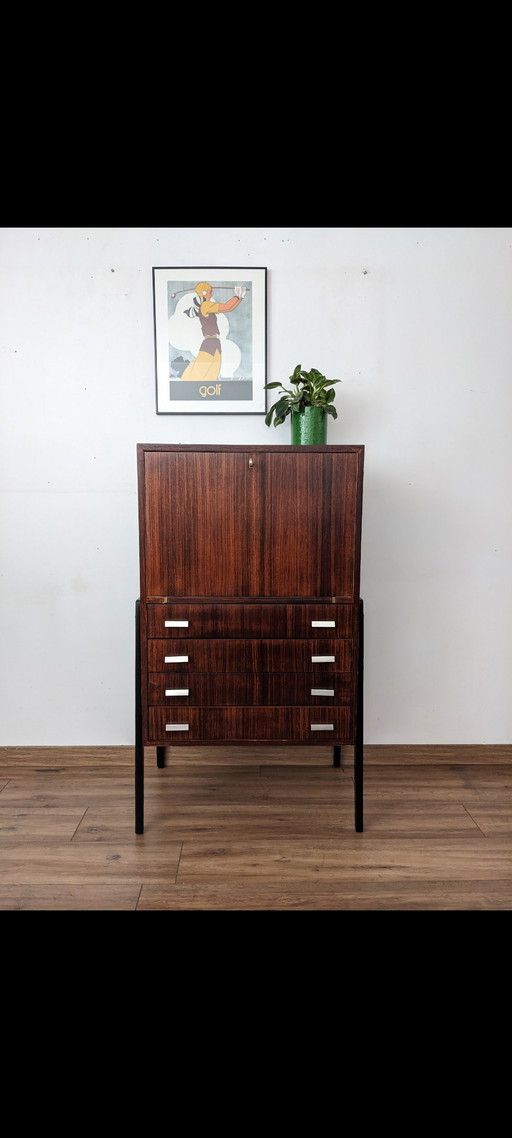 vintage Scandinavische secretaire