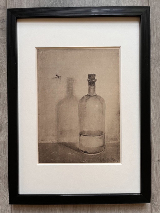 Jan Mankes 1889-1920 / Originele Heliogravure Oliefleschje 1923