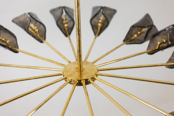 Image 1 of Simone Malachin: Lustre "Étoile" en Verre de Murano, Contemporain