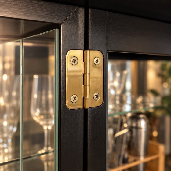 Luxus Hotel Adlon Barschrank, Berlin 1997 von Living Design – Getränkeschrank, Glass, Wood (photo 8 of 15)