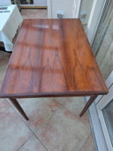 Rosewood table with extension leaves, 1960s