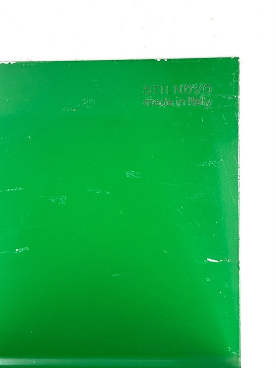 Image 1 of Lámpara de mesa Stilnovo 'Blitz' en verde esmeralda - Trabucchi, Vecchi, Volpi, Italia 1972