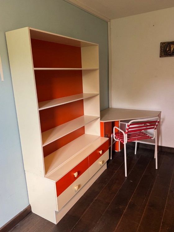 Image 1 of Vintage Desk Book Case and Chair