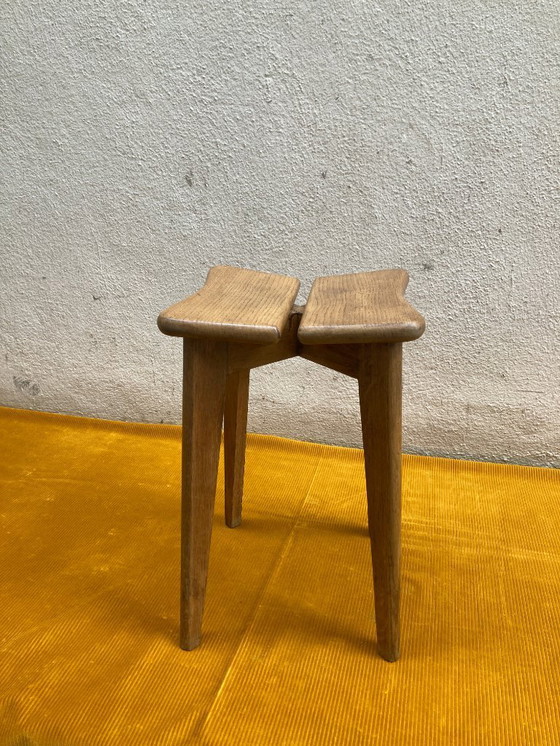 Image 1 of Clover Stool by Marcel Gascoin – French Design 50s