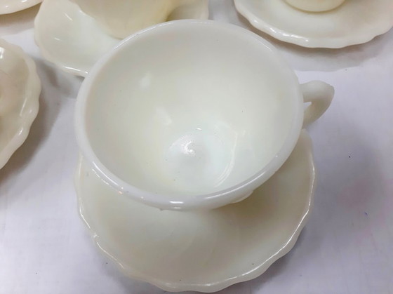 Image 1 of Set van 6 vintage kopjes en schotels van Chinees porselein