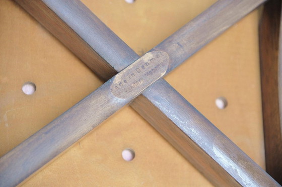 Image 1 of Pair of Danish teak and skai chairs, new, by Harry Ostergaard for Randers Møbelfabrik, 1960.