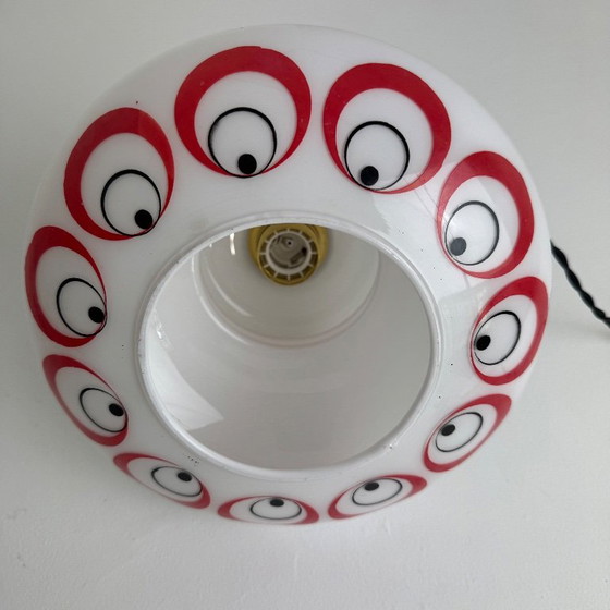 Lampada a sospensione vintage in vetro opalino, anni '70 – Lampade a sospensione, Glass (photo 9 of 11)