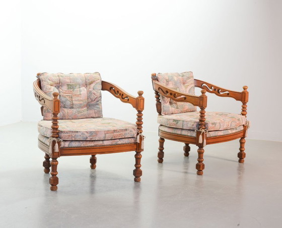 Image 1 of Giorgetti Museo lounge chairs set of 2