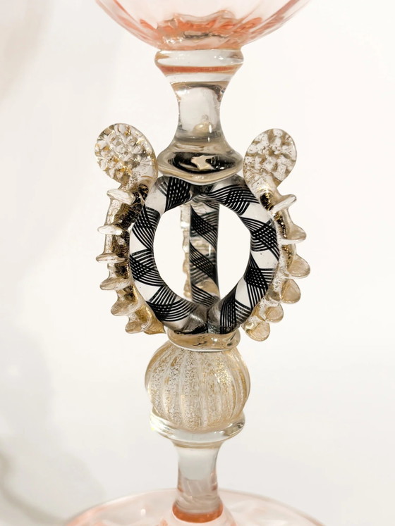 1970s La Murrina Pink and Gold Murano Glass – Decorative Objects (photo 6 of 12)