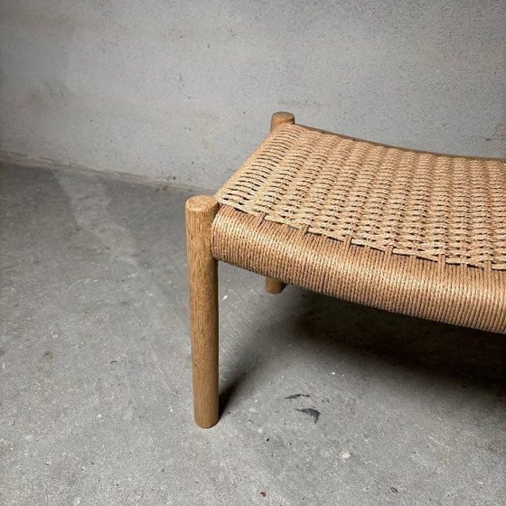 Image 1 of Oak ottoman / stool — attributed to Niels O. Møller