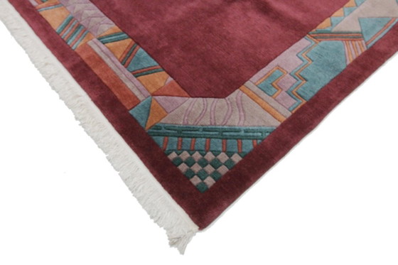 Original Modern Designer Highland Wool Rug Nepal 287 x 250 cm, Rugs & carpets, Pink (photo 5 of 10)
