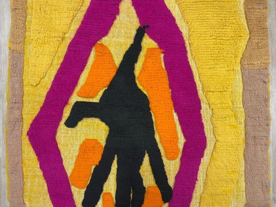 Image 1 of Alfombra Azilal en tonos naturales - 266 cm x 171 cm