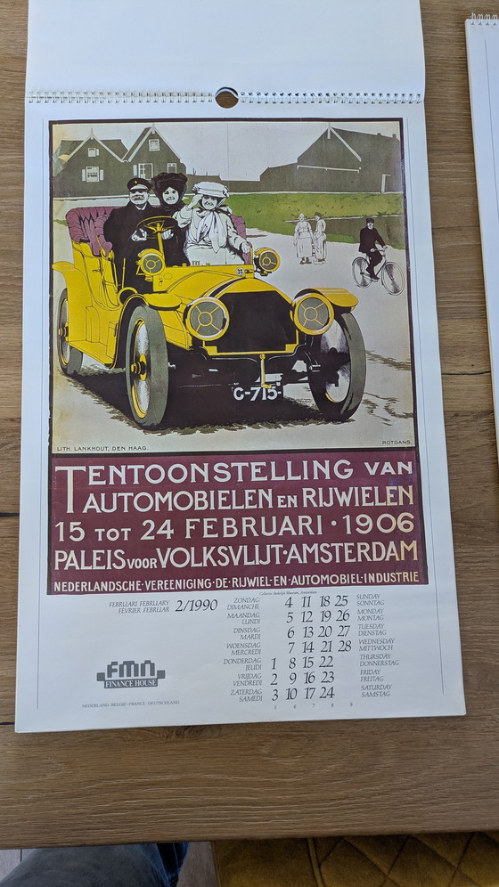 Image 1 of Calendario vintage 1990 Holland Posters (società finanziaria)