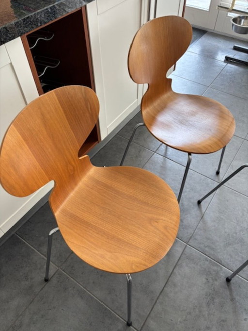 4 sillas Fritz Hansen
