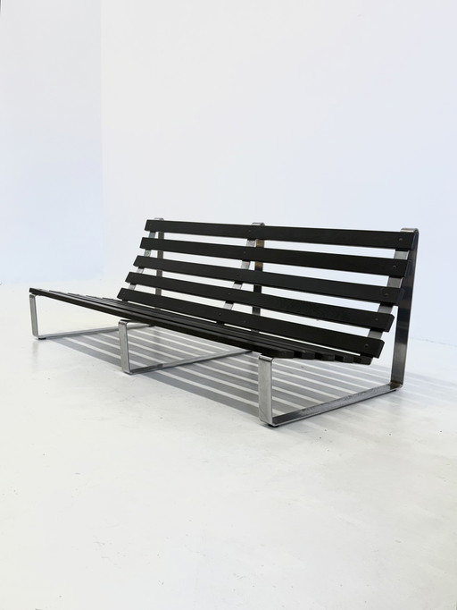 Vintage Slatted Sofa by Kho Liang Ie for Artifort