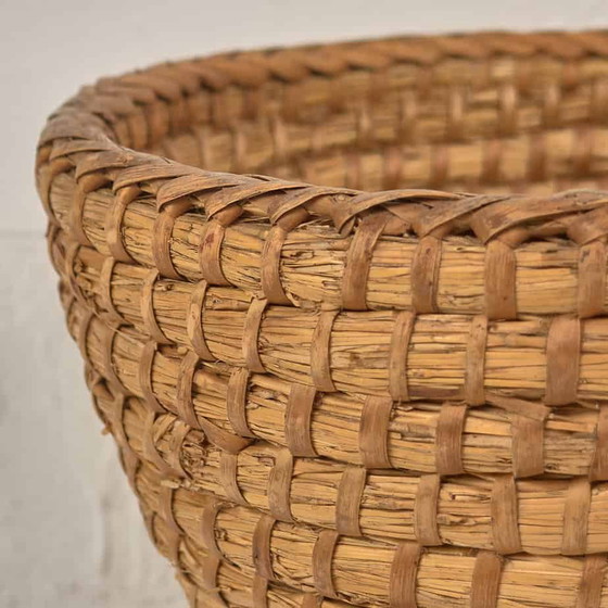 Cesta de mimbre decorativa antigua (c. 1930) #10, Objetos decorativos (foto 3 de 3)