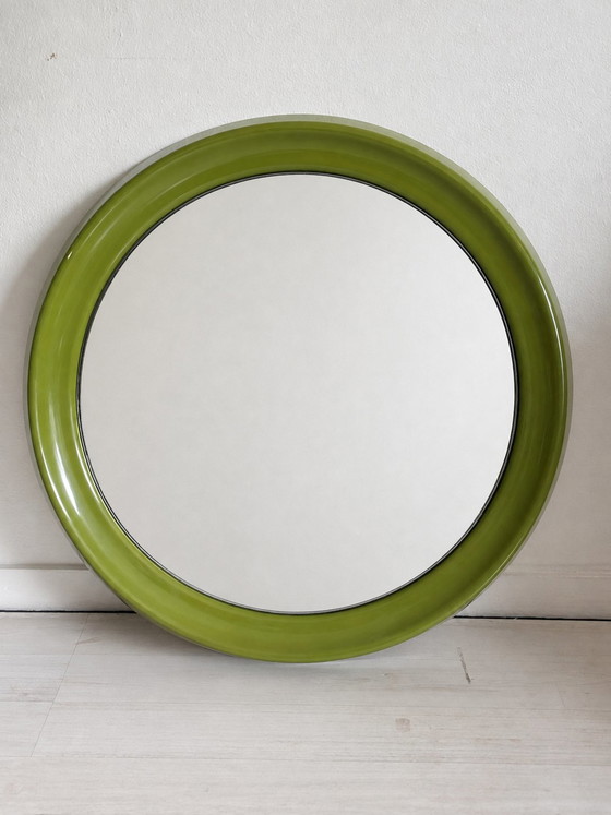Miroir rond vintage Space Age Schönbuch 1970 – Glass, Plastic (photo 5 of 10)