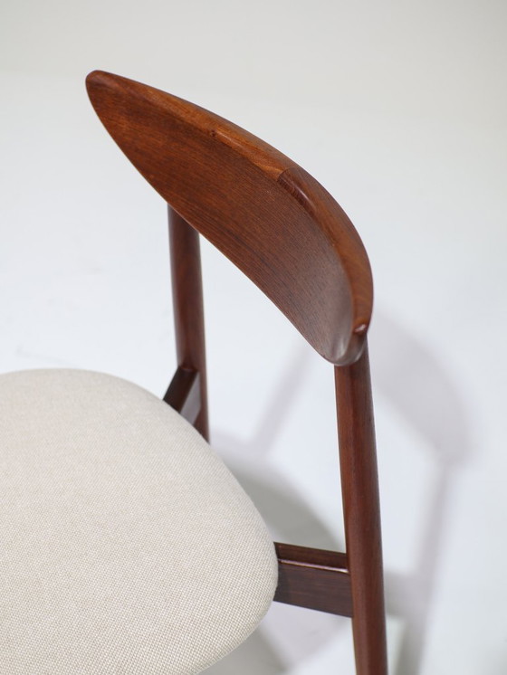 Image 1 of 6 sedie da pranzo Harry Østergaard in legno di teak, danesi, anni '60