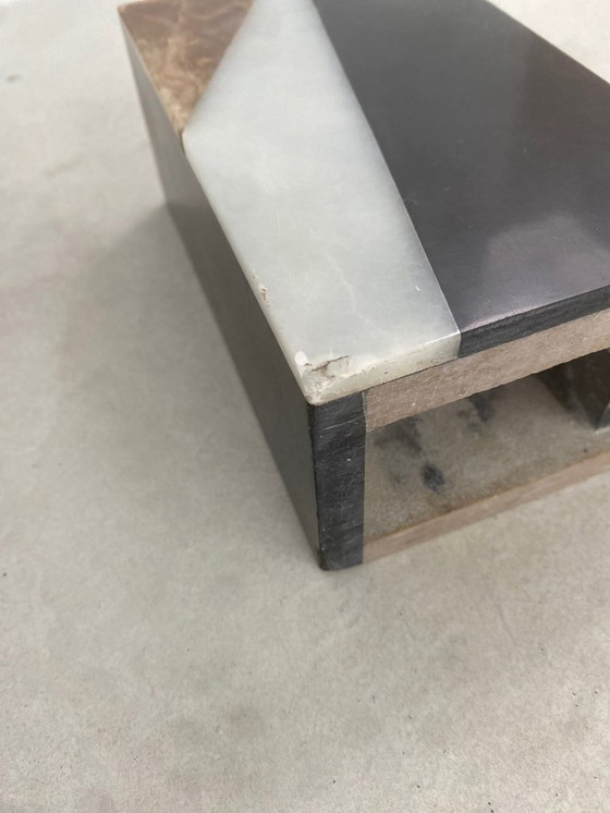 Image 1 of Art Deco Onyx Mantel Clock Set – 3-piece set – ca. 1930