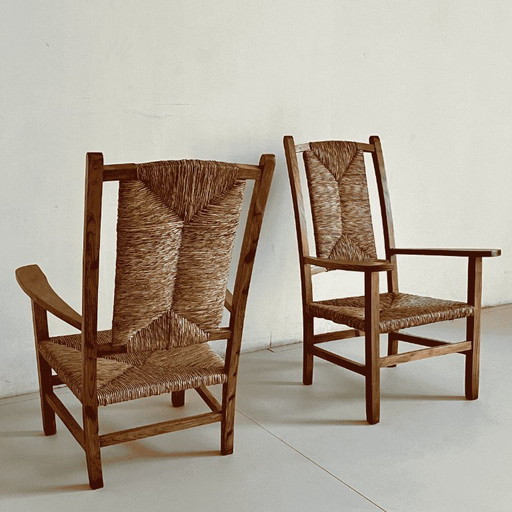 VINTAGE ARMCHAIRS. SPAIN 1960s