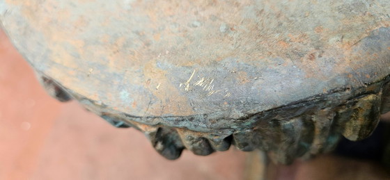 Image 1 of Monumental Rococo-style Bronze Pedestals