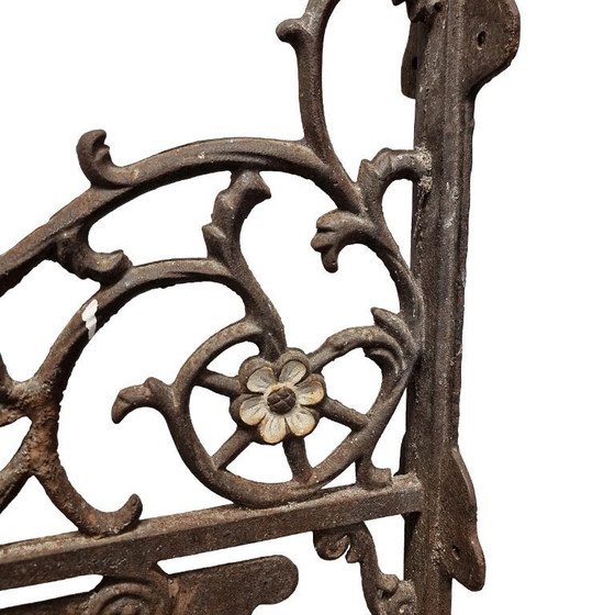 Image 1 of Old cast iron restaurant sign, early 1900s