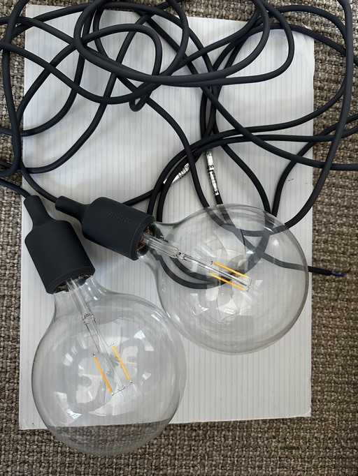 Muuto pendant lamp fitting light gray