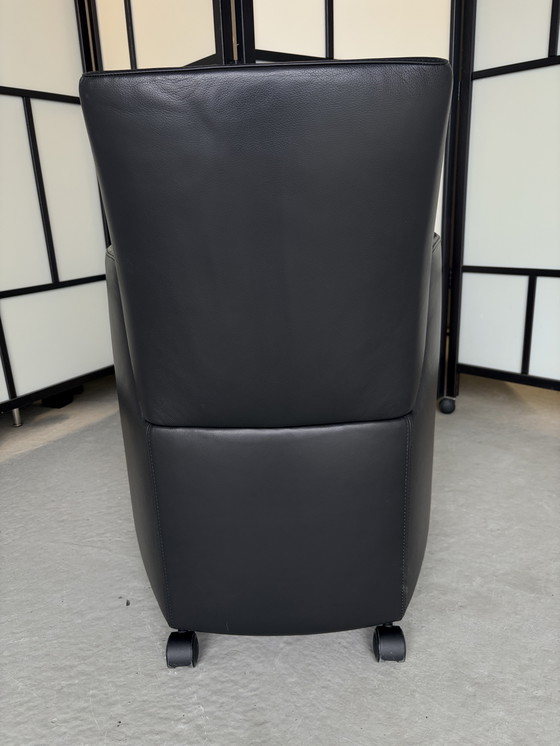 Image 1 of Sedia da pranzo Leolux Quantissimo con ruote piroettanti