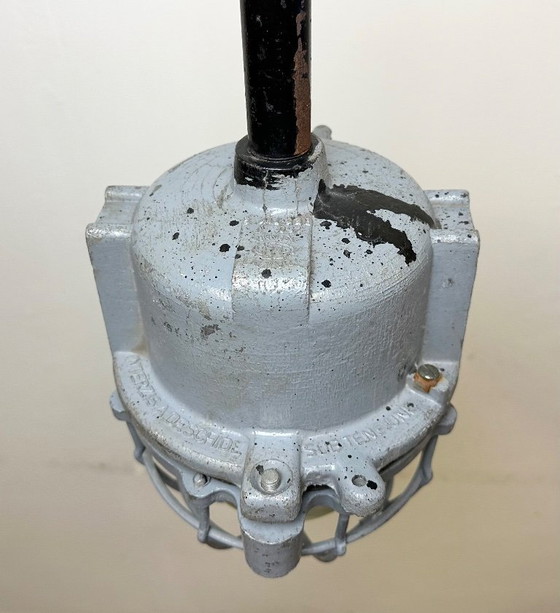 Image 1 of Dark Grey Cast Aluminium Explosion Proof Light from ELBA, 1970s