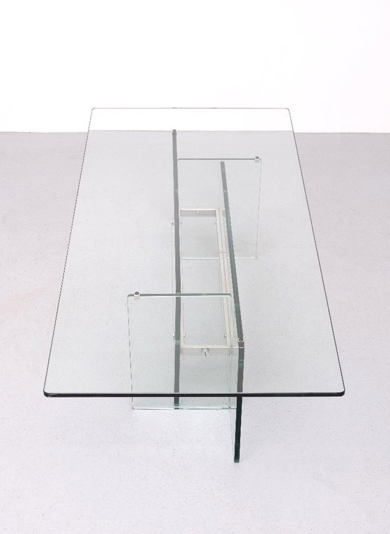 Image 1 of Fontana Arte Glass Coffee Table 1970, Italy