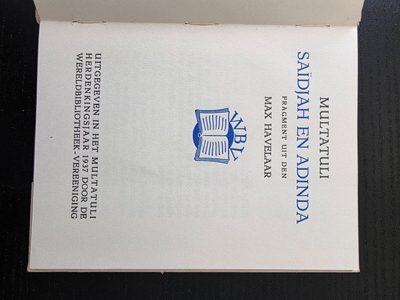 Saïdjah et Adinda – Multatuli – 1937 – Livres d'art, Paper (photo 2 of 5)